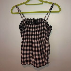 Gingham Tank Top